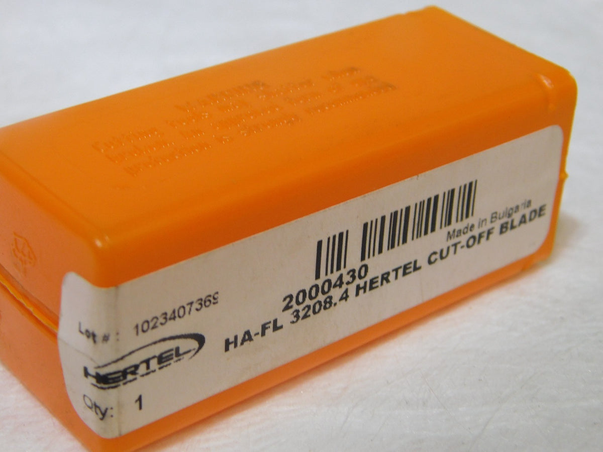 Hertel Indexible Cutoff Blade 32mm Height 1.299 Max DOC LH 2000430 HA-FL 3208.4