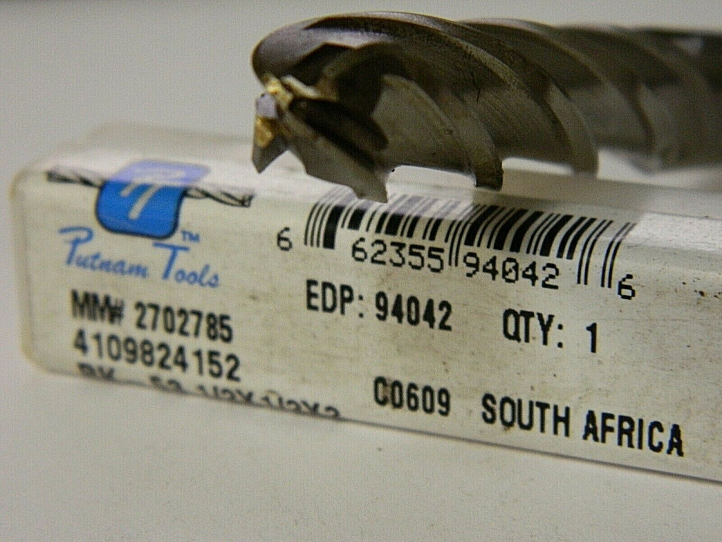 Putnam  2" LOC 1/2" Shank Diam 4" OAL 4 FL HSS Square End Mill 94