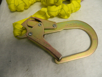 PRO-SAFE 6' Long, 350 Lb Capacity, 1 Leg Locking Snap Hook Harness PS-SA-LN