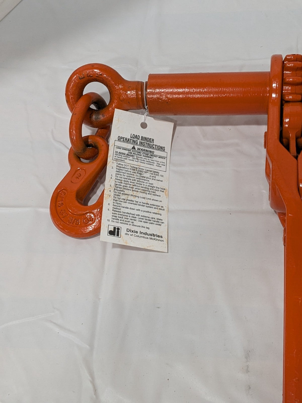 CM 5,400 Lbs. Load Limit Ratchet Loadbinder, 5/16 Inch Max Chain Size 48365