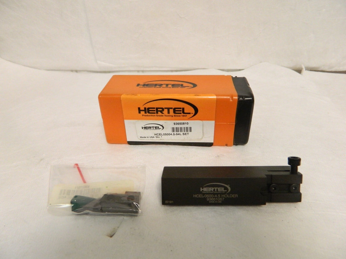 Hertel 0.812 Max Depth 15/8 Max Diam Indexable Cutoff Toolholder 93650810