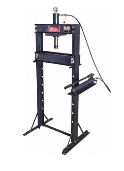 Dake Manual Hydraulic Shop Press 20 Ton Max. Pressure 8" Stroke 972220