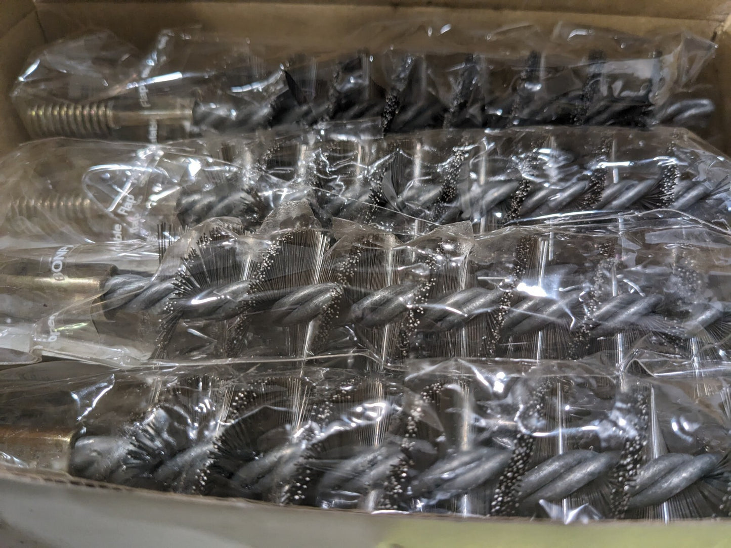 12pk Power Tube Brush: Helical, Stainless Steel 83100021