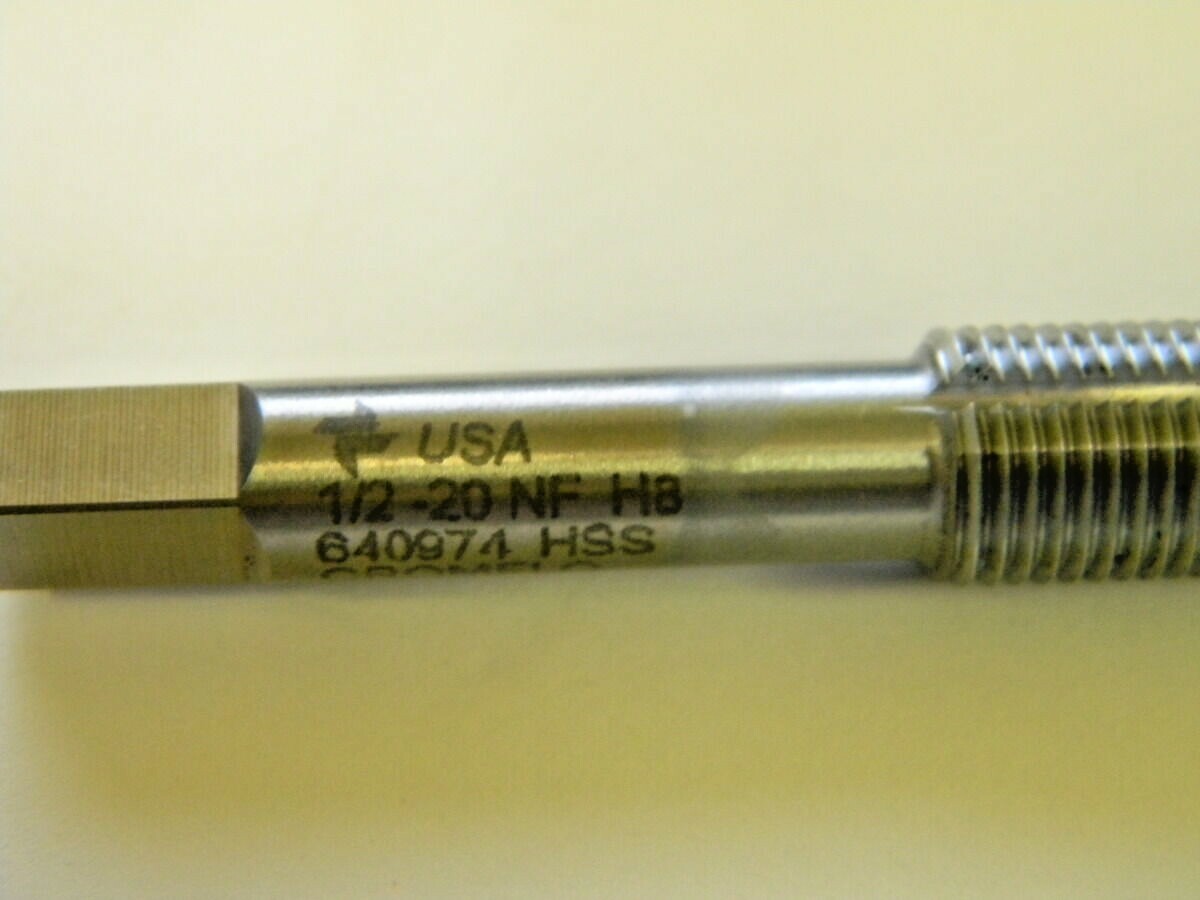 New England Cromflo Roll Taps HSS 1/2-20NF H8 P Qty 5 03748