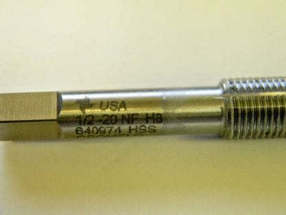 New England Cromflo Roll Taps HSS 1/2-20NF H8 P Qty 5 03748