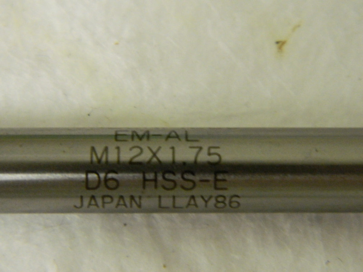 Widia GTD Plug Style M12 x 1.75" 3 Flute D6 Spiral Point Tap Model 86240