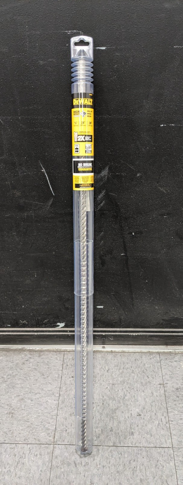 DeWALT Carbide-Tipped Rotary & Hammer Drill Bit 5/8" Dia, SDS-Max Shank DW5807