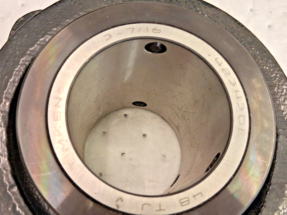 Timken Four-Bolt Square Roller Flange Bearing Unit 3-7/16 E-4BF-TRB-3 7/16