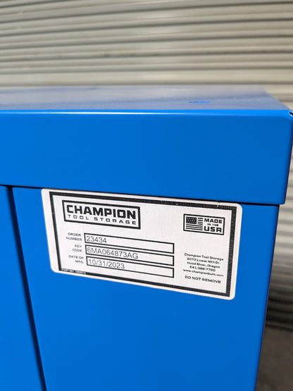 Champion Modular Storage Cabinet Tool Box 9 Drawer 59 x 56 x 28 Parts / Repair