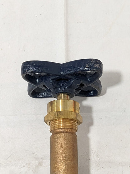 NIBCO Gate Valve: Rising Stem, 1" Pipe, Threaded, Bronze NL1M00A