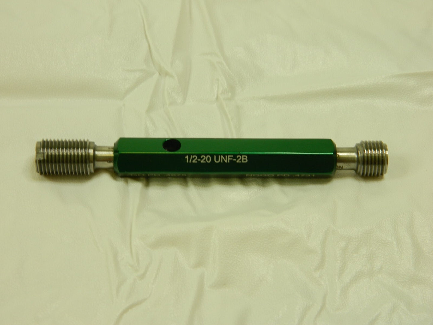 GF GAGE Plug Thread Gage: 1/2-20 Thread, 2B Class, Go & No Go 55318273