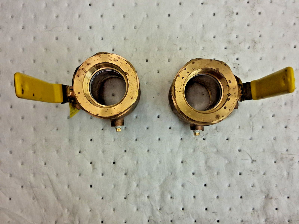 Apollo Bronze Full Port Ball Valves  2" Pipe QTY2 50GB801A