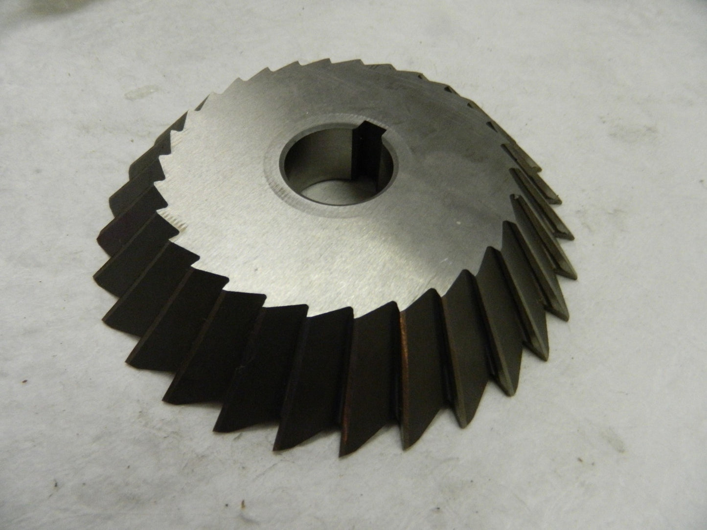 Precision HSS 6" x 1" Single Angle Mill Cutter Arbor Connection 032006