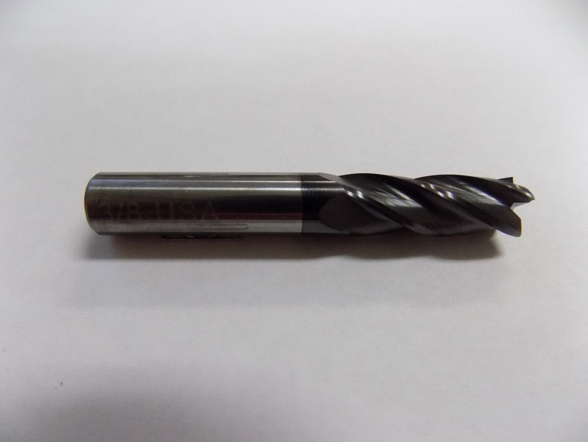 The Leading Edge  3/8" 4FL Standard Length End Mill FH-4S-375-AD98
