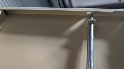 Mobile Bench Work Center 22" OAD 1 Shelf Steel Body Damaged