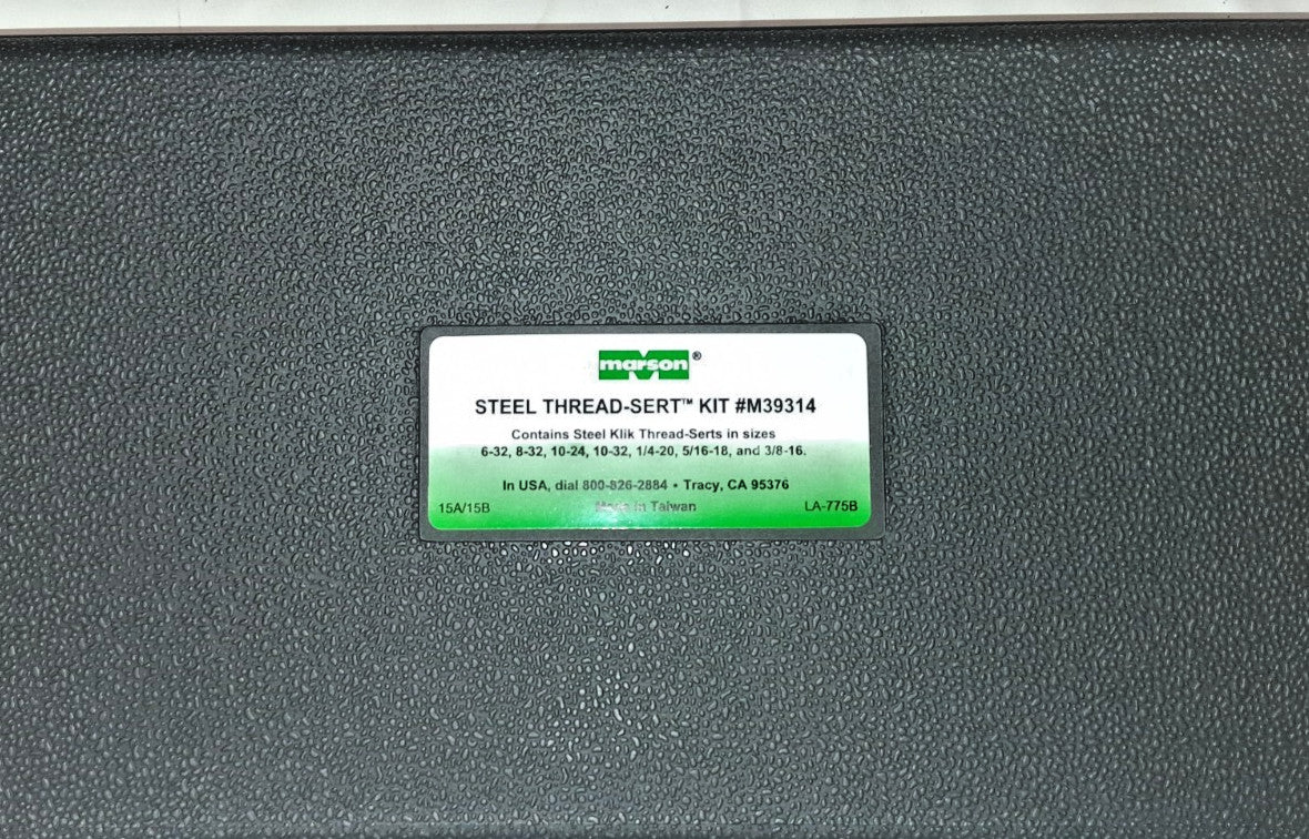 Marson Steel Klik Thread-Sert Kit with Inserts and M39300 Tool M39314