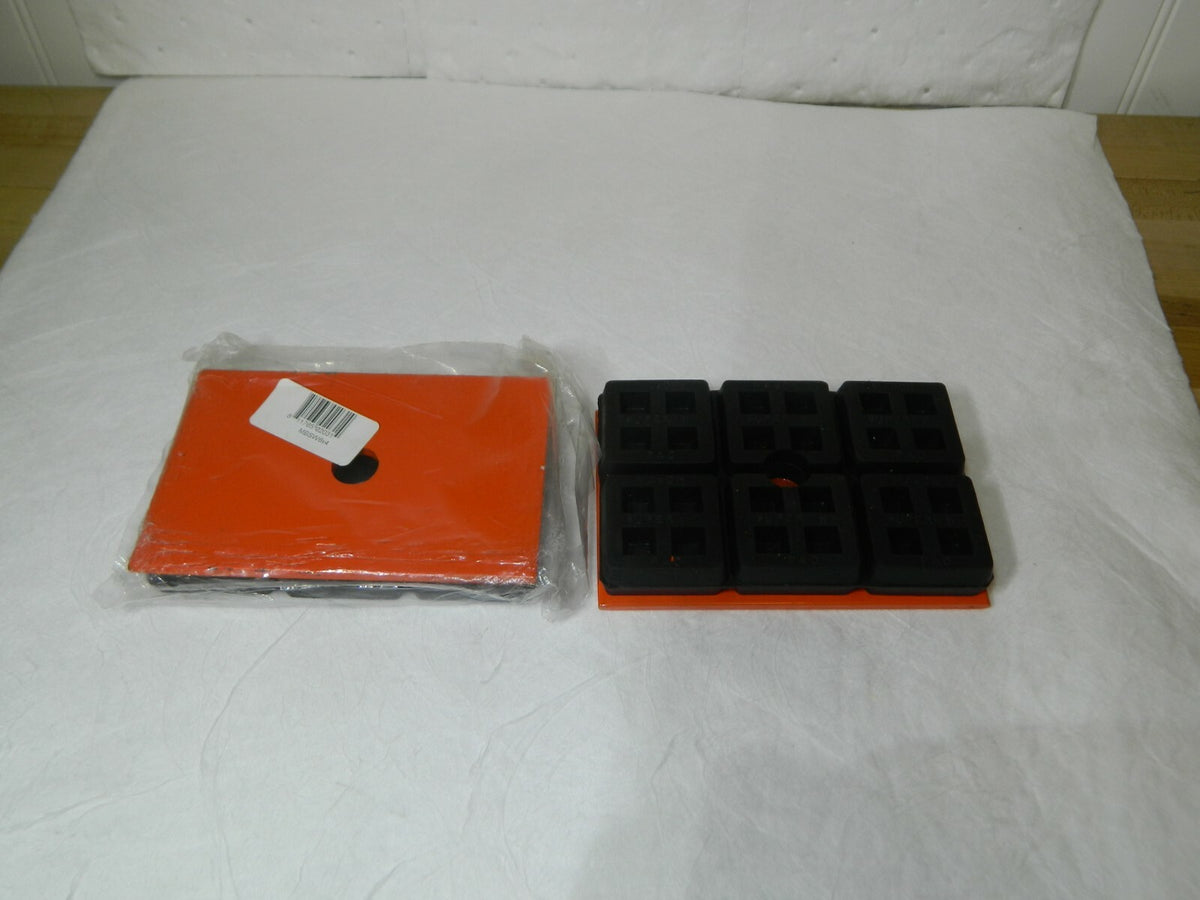 Mason Machinery Leveling Pad &amp; Mat 6"x4"x1" Neoprene &amp; St