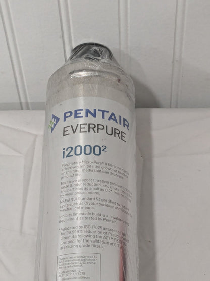 Pentair Plumbing Cartridge Filter: 3-1/4" OD, 20-3/4" Long, 0.5 micron EV961222