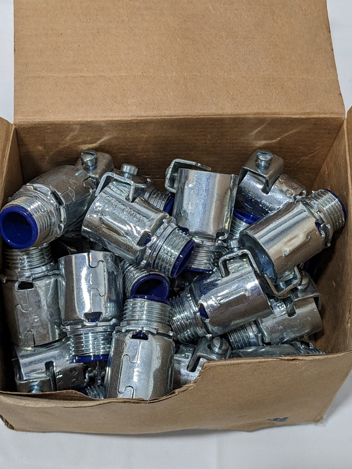 T&B Conduit Connector: For FMC, Steel, 1/2" Trade Size Qty 25 3112