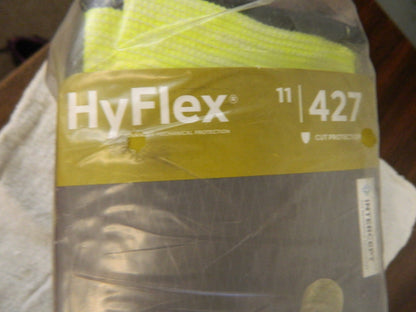HyFlex 12pr 11-427 Gray/Yellow 11 Cut & Puncture-Resistant Gloves 124184