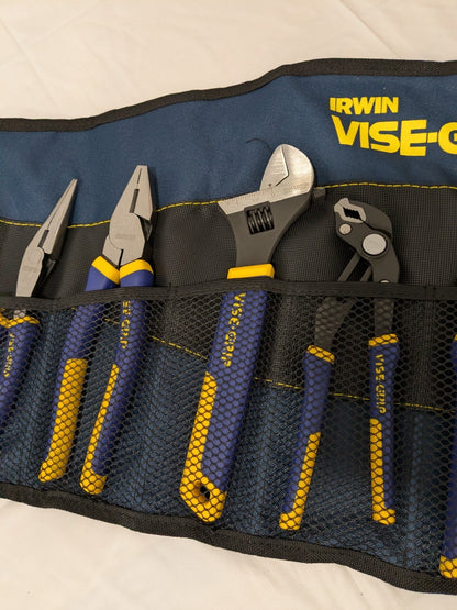 Irwin Plier Set: 8 Pc, Assortment Comes in Tool Roll 2078712