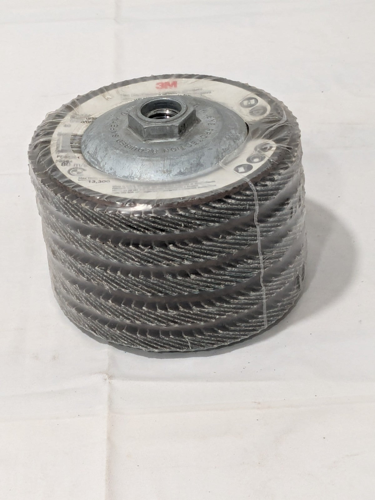 3M Flap Disc: 4-1/2" Dia, 40G, Zirconia Alumina, Type 29 Pack of 5 7010363154