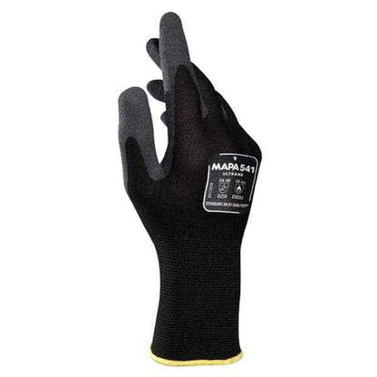 MAPA Ultrane 541General Purpose Nitrile Foam Work Gloves Sz 9 12 Pairs 34541009