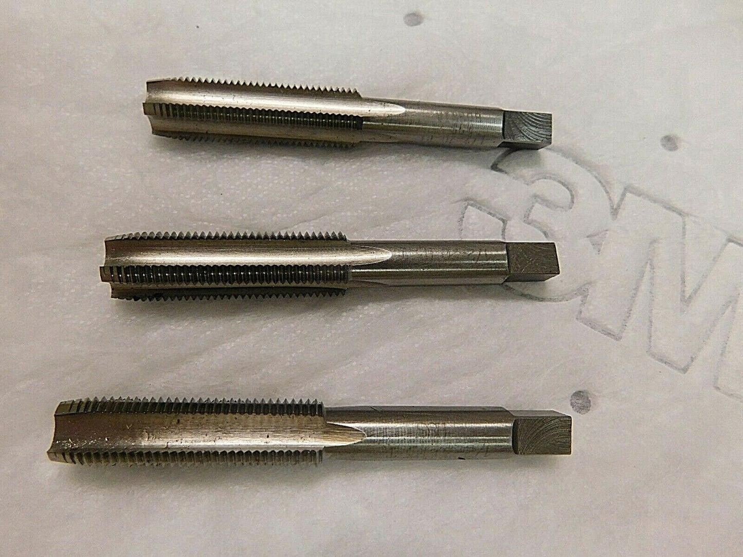 Interstate Straight Flute Standard Hand Tap 1/2-20 UNF H1 4 FL QTY 3  04454229