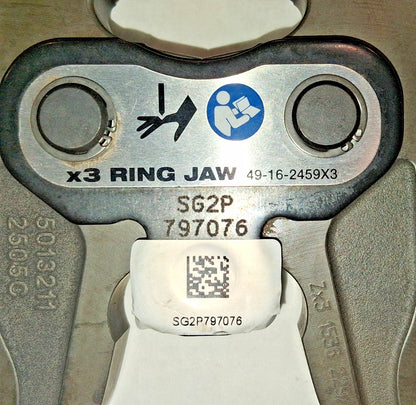 Milwaukee Tool FORCE LOGIC Press Tool X3 Ring Jaw for M12 49-16-2459X3