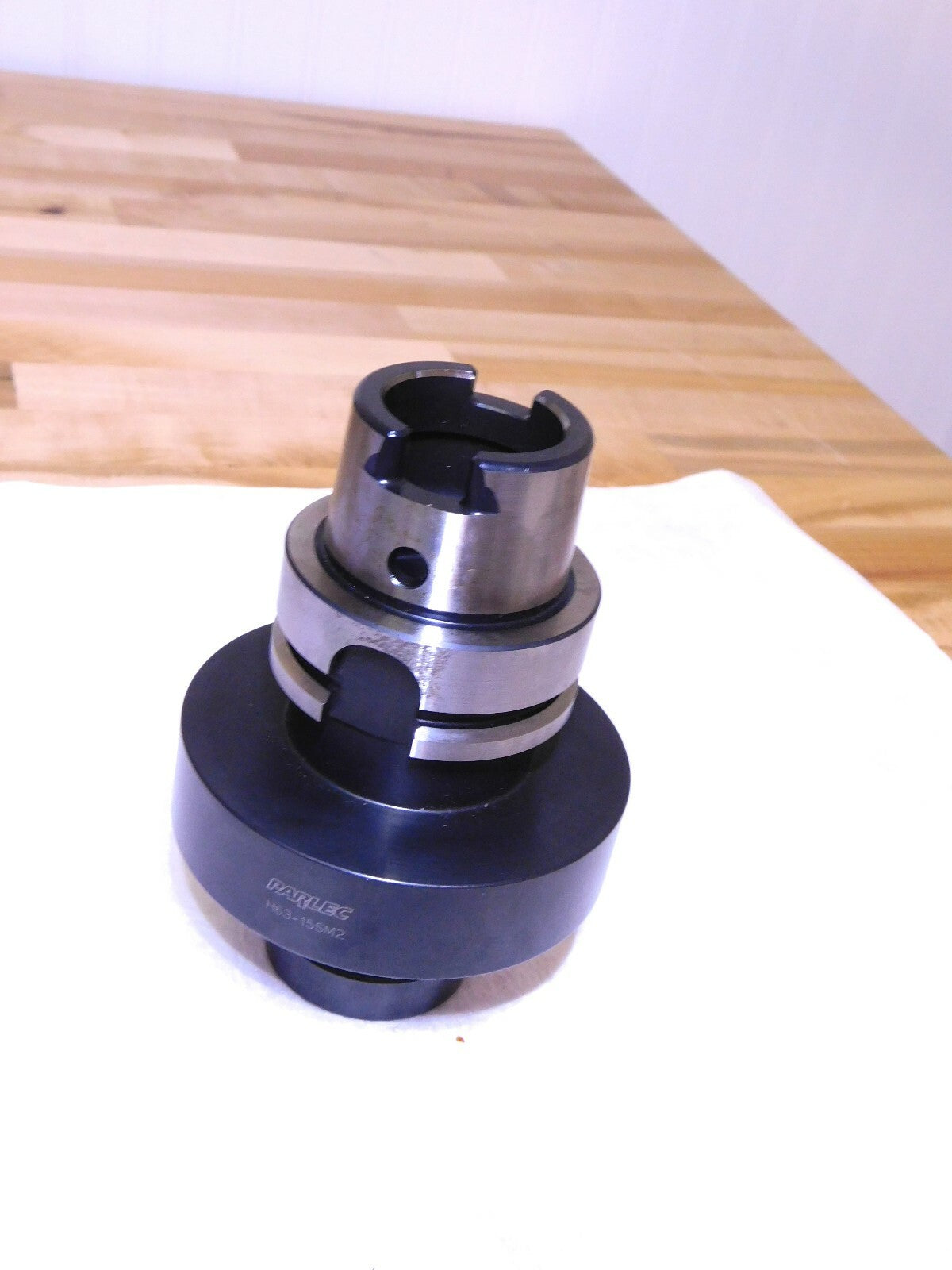 Parlec HSK63A Taper Shank Shell Mill Holder 1.5 Pilot 2.62 Projection H63-15SM