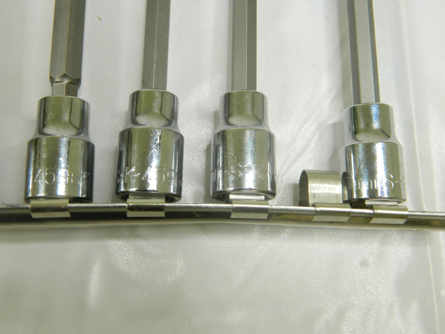 SK Hex Bit Socket Set: 3/8" Drive, 7 Pc, 3 to 10 mm Hex 19748 INCOMPLETE