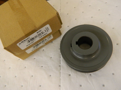 TB WOOD'S 1" Bore Diam 3-3/4" OD 3pk Finished Bore Single Groove Sheave BK361