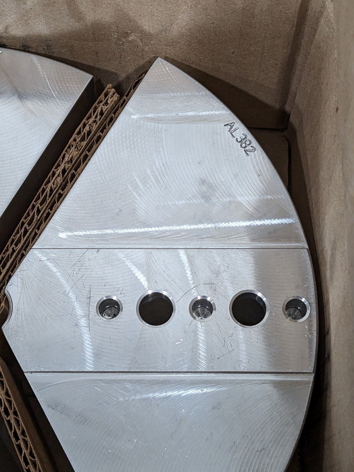 Abbott Soft Lathe Chuck Jaw: 7.75" Max Cap., Tongue & Groove Qty 3 AL382