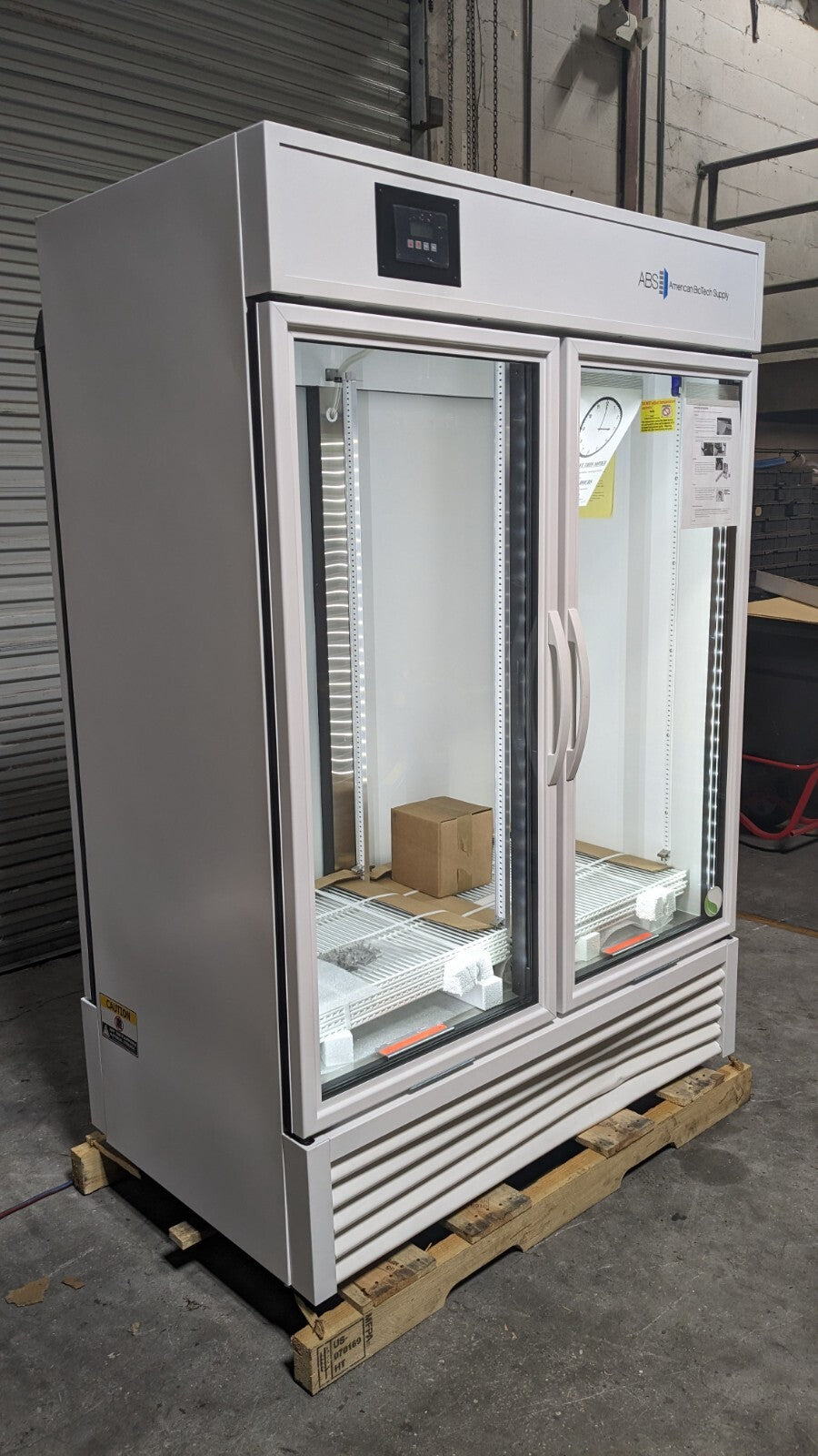 American Biotech Pass-Thru Laboratory Refrigerator 49 Cu. Ft. Capacity 115V