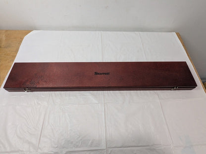 Starrett Master Vernier Slide Caliper Steel 0-24" Range 123Z-24 50528