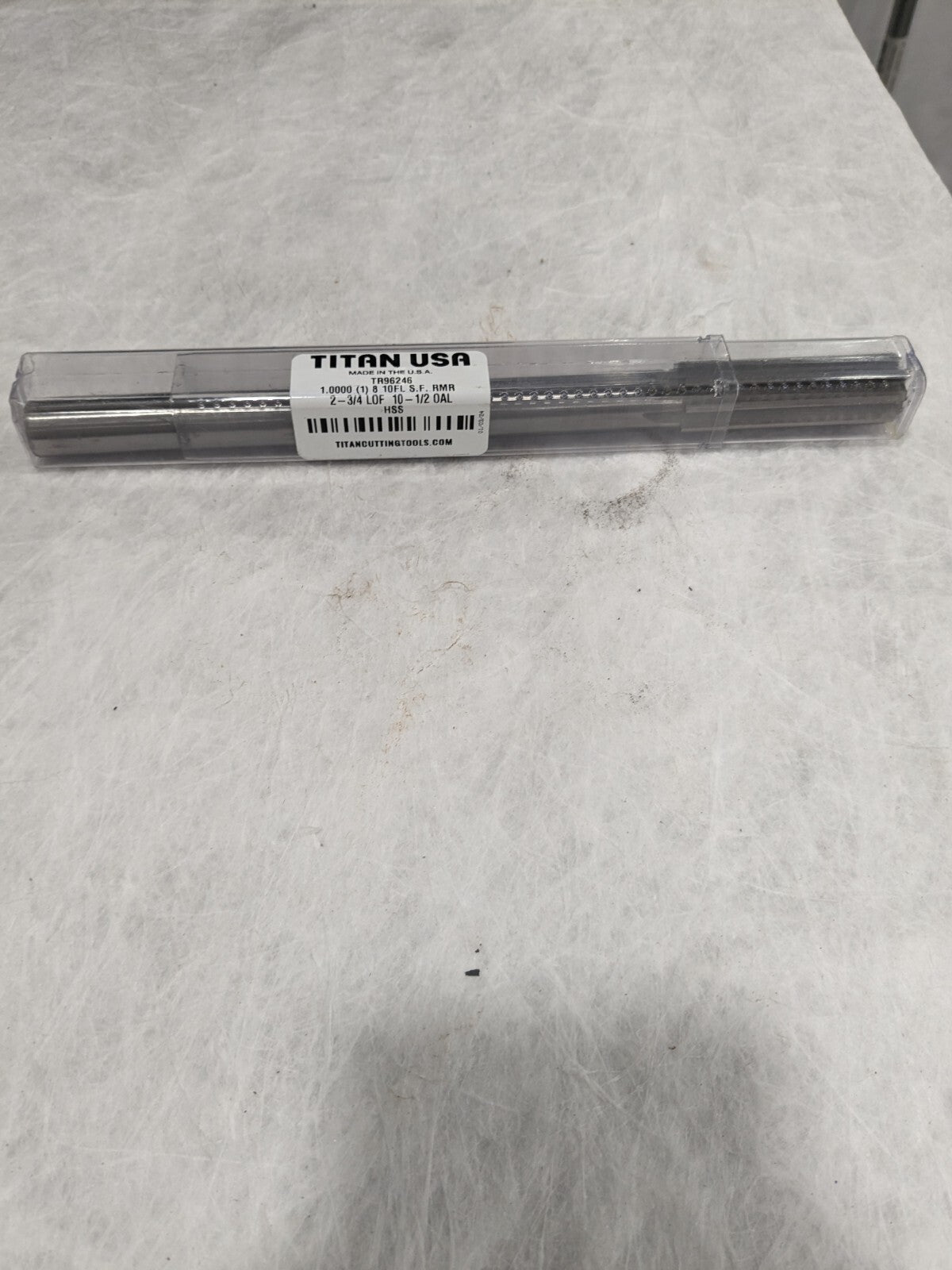Titan Chucking Reamer: 3/4" Dia, 9-1/2" OAL, 2-3/4" Flute Length