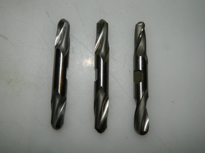 Toolmex Double End Mills 3Pack 1/2" x 1/2" x 13/16" x 3-3/4"