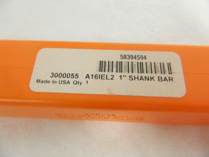 Hertel Internal Grooving Toolholder 0.15 Min Groove W LH 1 Shank 12 L A16IEL2