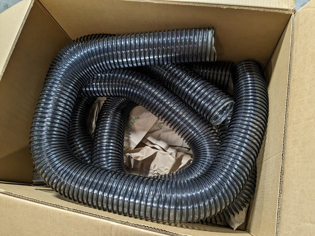 FLEXAUST Vacuum Duct Hose:  4ft, 6ft & 13ft (3 sections of 4 ID)