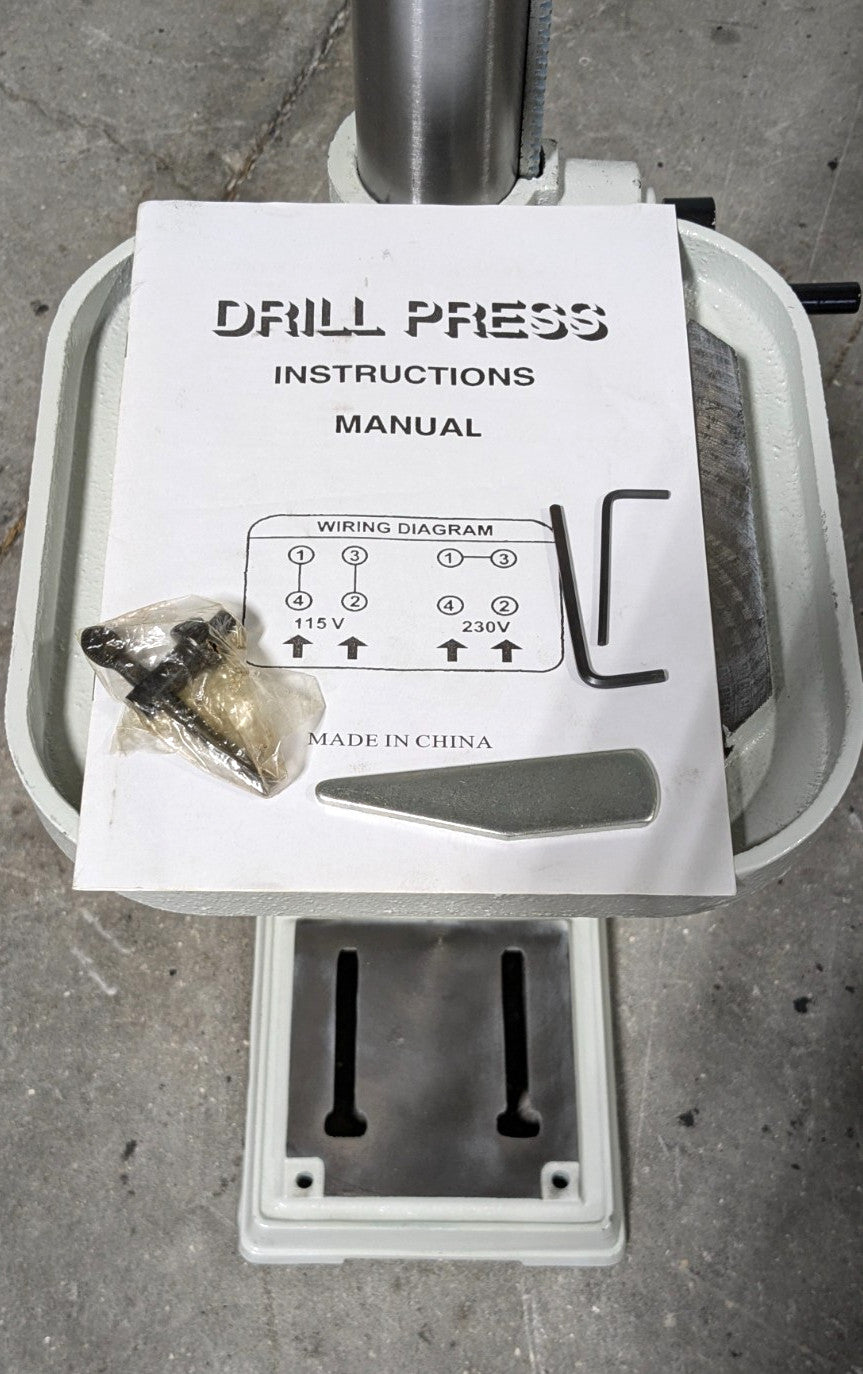 ENCO Drill Press  13.622" Swing  3/4HP  Step Pulley Drive 115V  Scratch &am