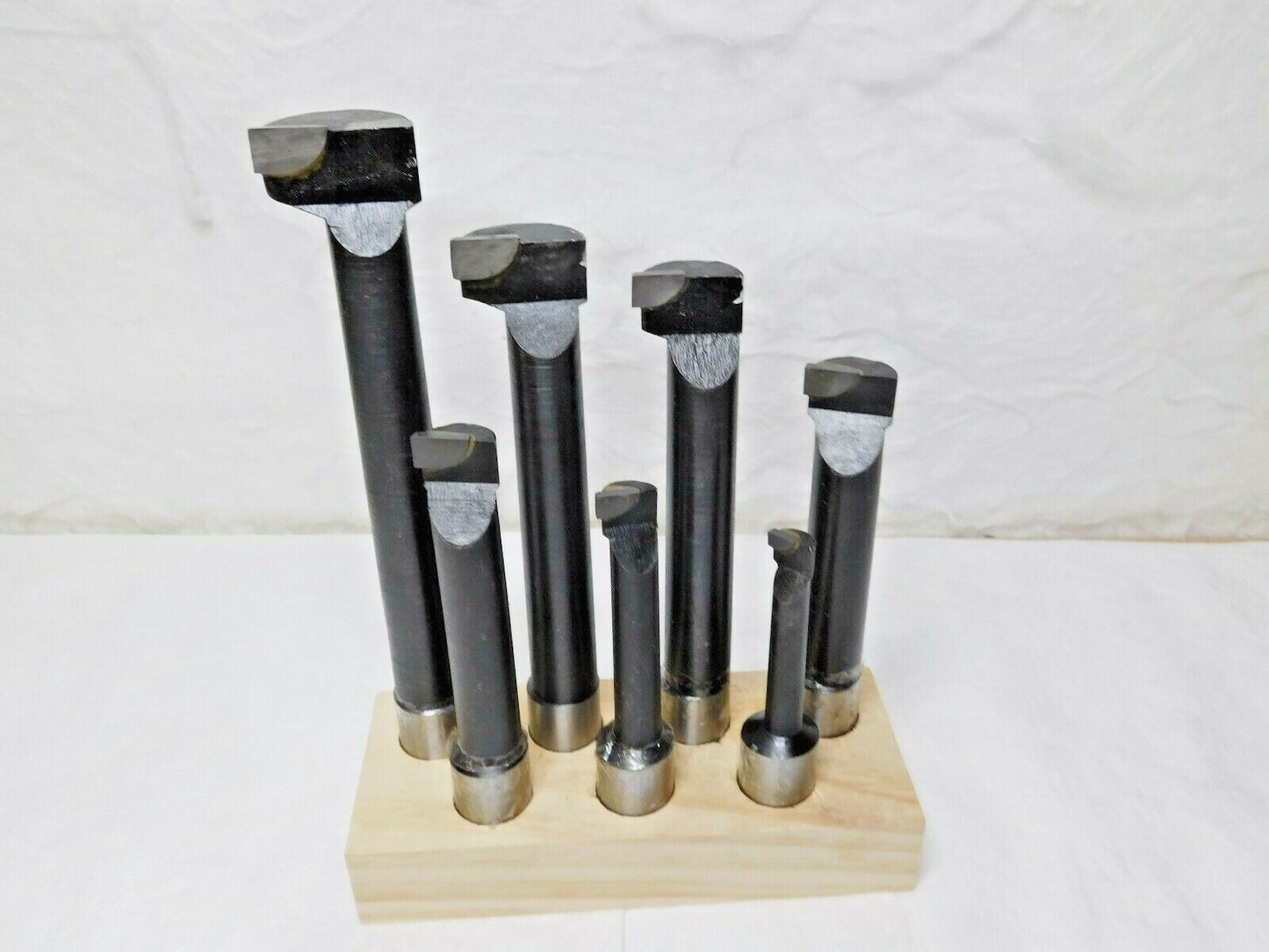 7 Piece Carbide Tipped Boring Bar Set C2 RH 9/16"-1-5/8" Dia x 1" SD 08056707