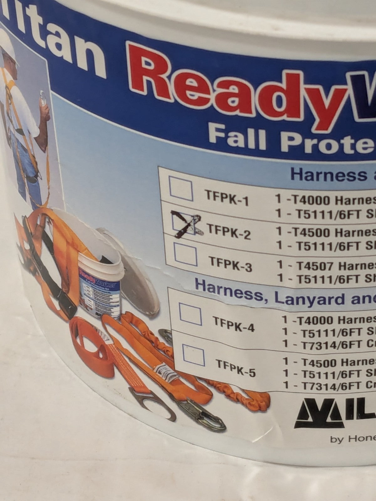 Miller 310 Lb. Capacity, General Use Fall Protection Kit TFPK-2/U/6FTAK