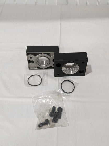 PARKER FRL Modular Port Block Kit: Nitrile, 1-1/2" Port, Use with P3N P3NKB9BCP