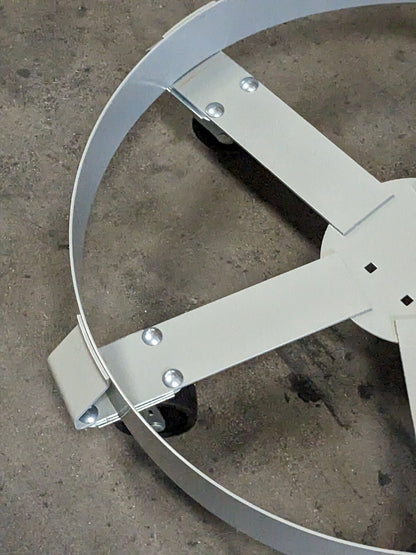 PRO-SOURCE 55 Gal Drum Dolly 1,400 Lb Capacity, For 1 Drum GMXXERW011
