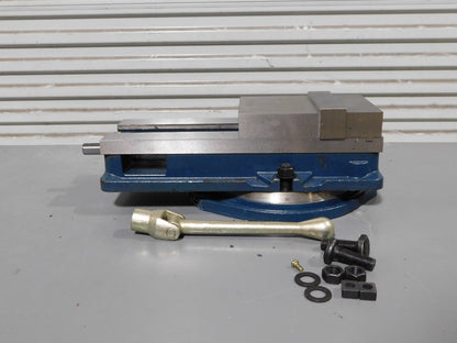 Gibraltar 8-3/4 Opening 6 Manual Swivel Precision Machine Vise 428-72692