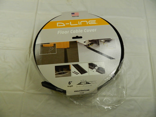 D-LINE PVC Floor Cable and Wiring Cover: Polyvinylchloride, 1 Channel US/FC83B