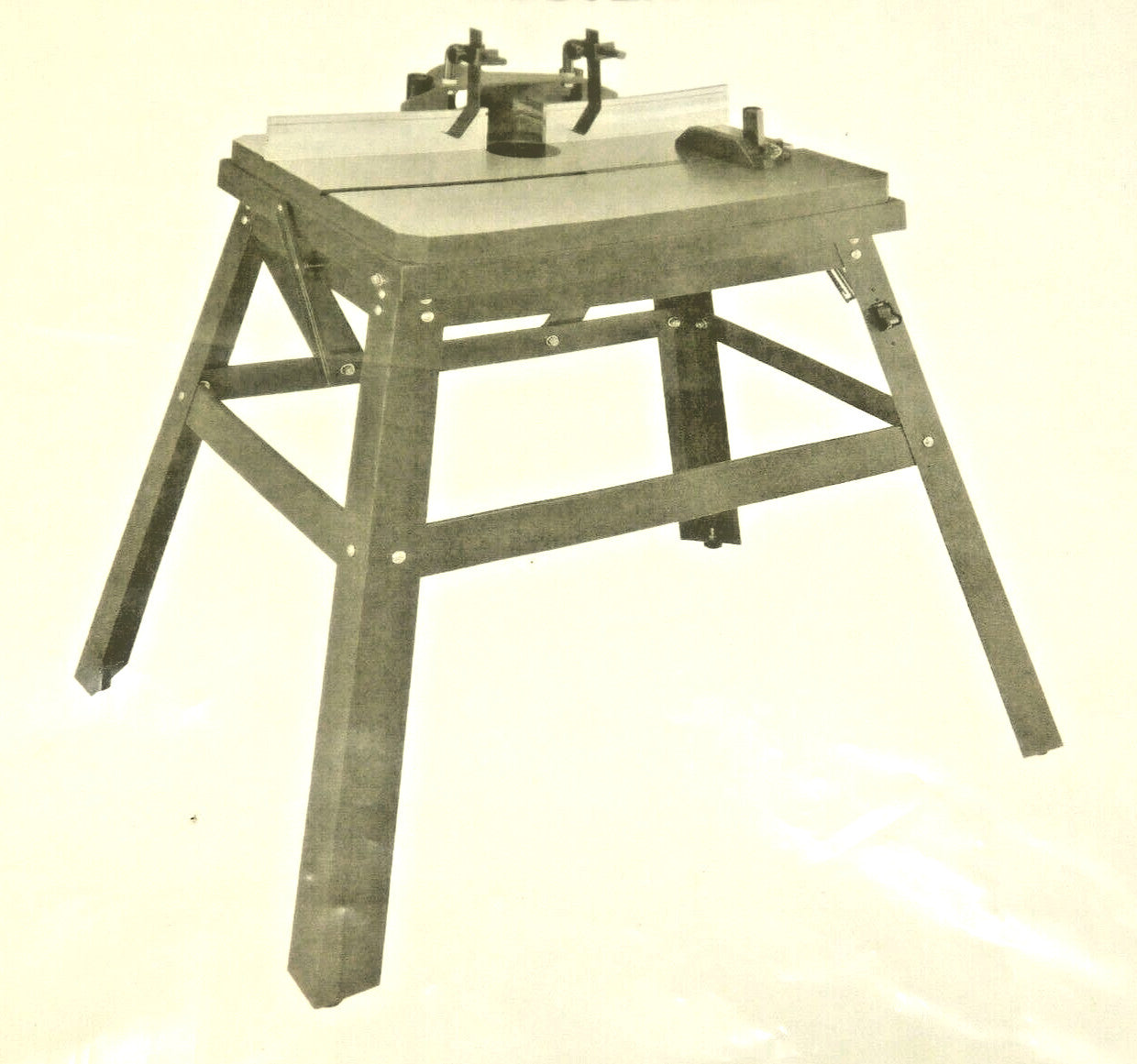 MS-R2 Router Table 26" X 20" X 34" 45 Degree Tilt 3/4HP to 5HP MS
