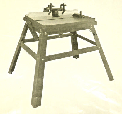 MS-R2 Router Table 26" X 20" X 34" 45 Degree Tilt 3/4HP to 5HP MS