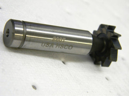 MOON CUTTER Straight-Tooth Woodruff Keyseat Cutter ANSI 607 7/8" Cut Diam CKY675