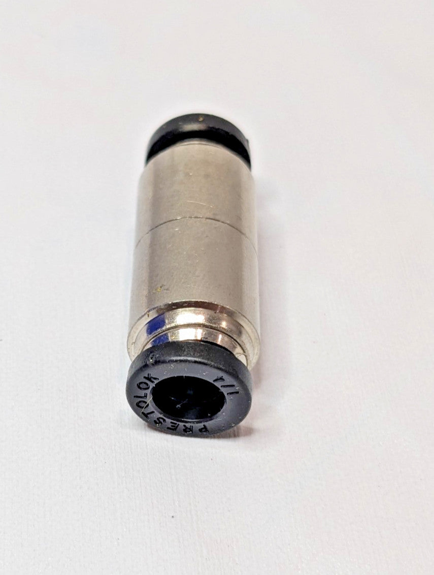 Parker Push-to-Connect Nickel Plated Instant Fittings 1/4" Union Qty 10 62PLP-4